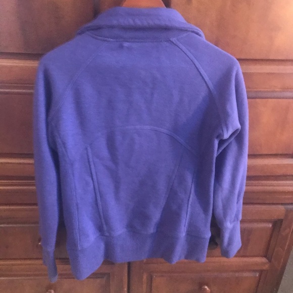MPG hooded sweatshirt jacket. Purple. Size Small - Picture 2 of 4
